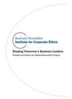 Business roundtable institute for corporate ethics