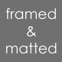 Framed & matted