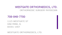 Westgate orthopaedics ltd