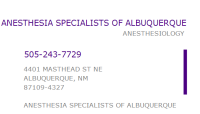 Anesthesia Specialists of Albuquerque