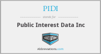 Public interest data, inc.
