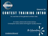 District 38 toastmasters